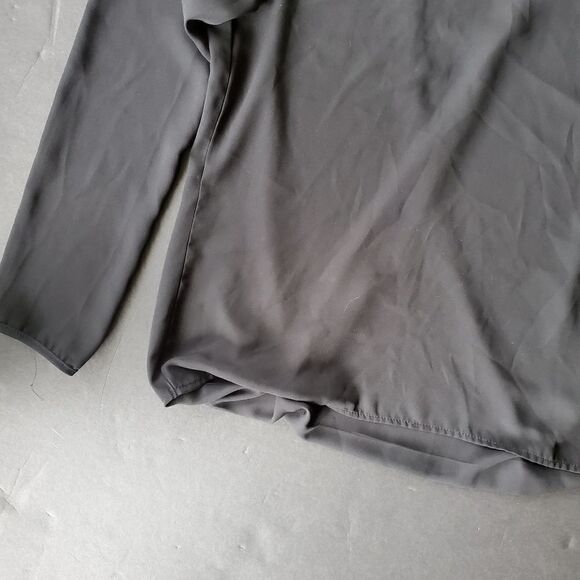 Anthropologie Black Flowy Blouse - Picture 4 of 8